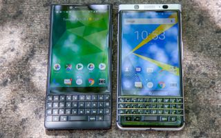 BlackBerry Key2 (left) and KeyOne (right)