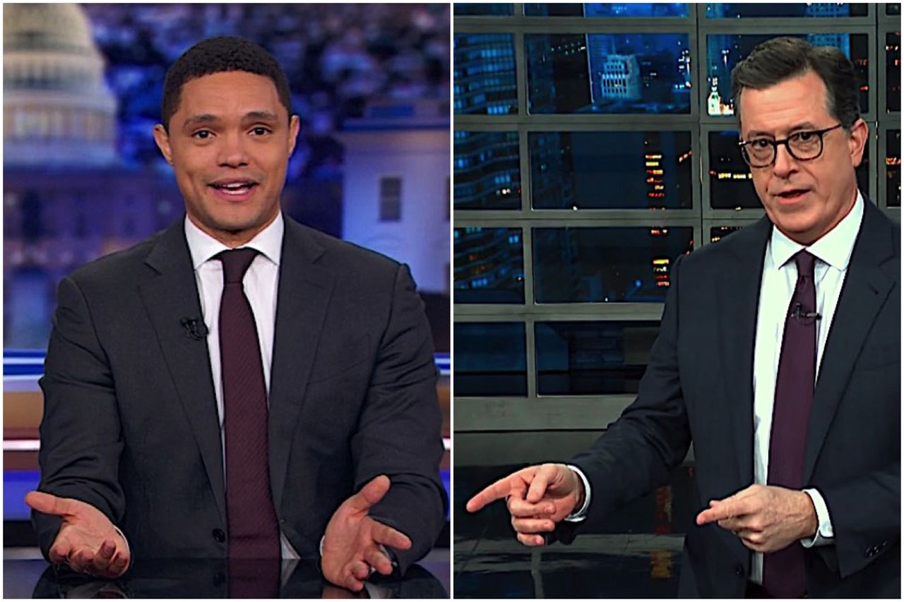 Stephen Colbert and Trevor Noah on Trump&amp;#039;s next White House chief of staff