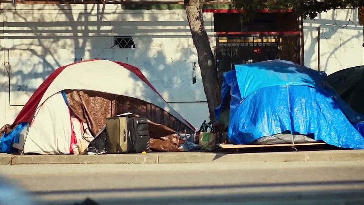 Homeless tents