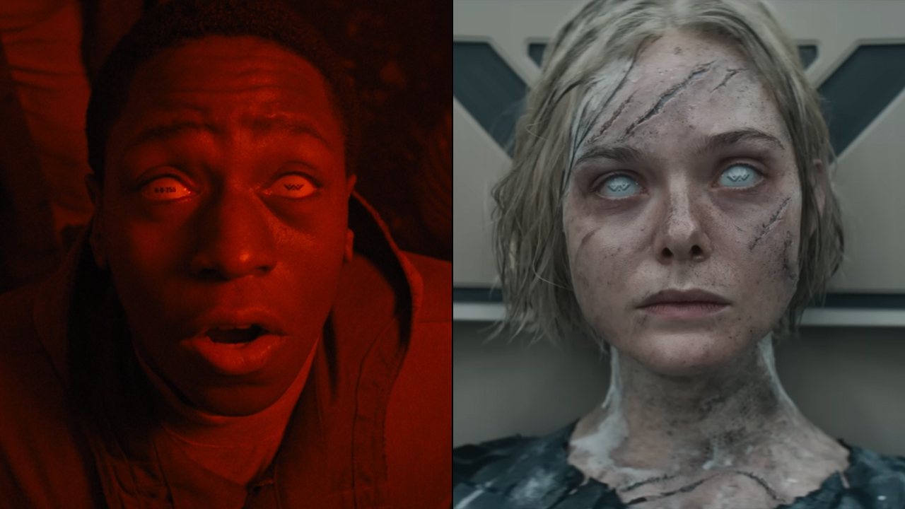 David Jonsson in Alien Romulus and Elle Fanning in Predator: Badlands