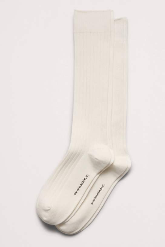Banana Republic, Ribbed Trouser Sock 2-Pack