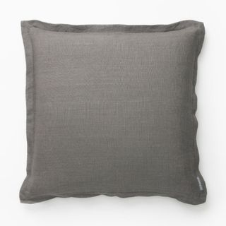 gray square cushion