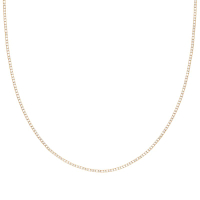 Tennis Chain Necklace in Gold: £99