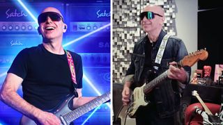 Joe Satriani tests his new IK Multimedia plugin in studio