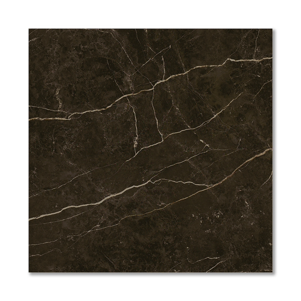 Palor Matt Black Marble Effect Wall &amp;amp; Floor Tiles