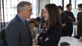 Robert De Niro and Anne Hathaway in The Intern