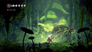 Hollow Knight: Silksong Hornet in forest