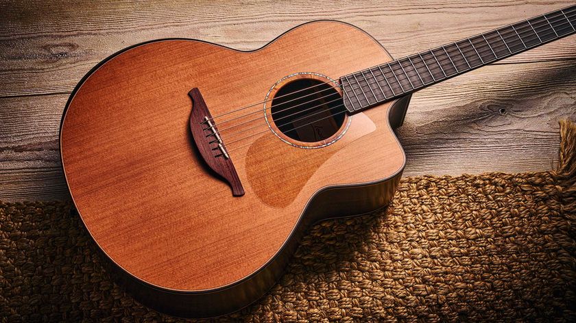 The Lowden F-50C is a $10,000-plus acoustic with a blackwood top and a build that would make your drool.