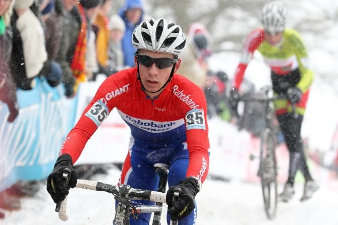 Lars van der Haar, the Dutch champion, showed fearlessness on his home course