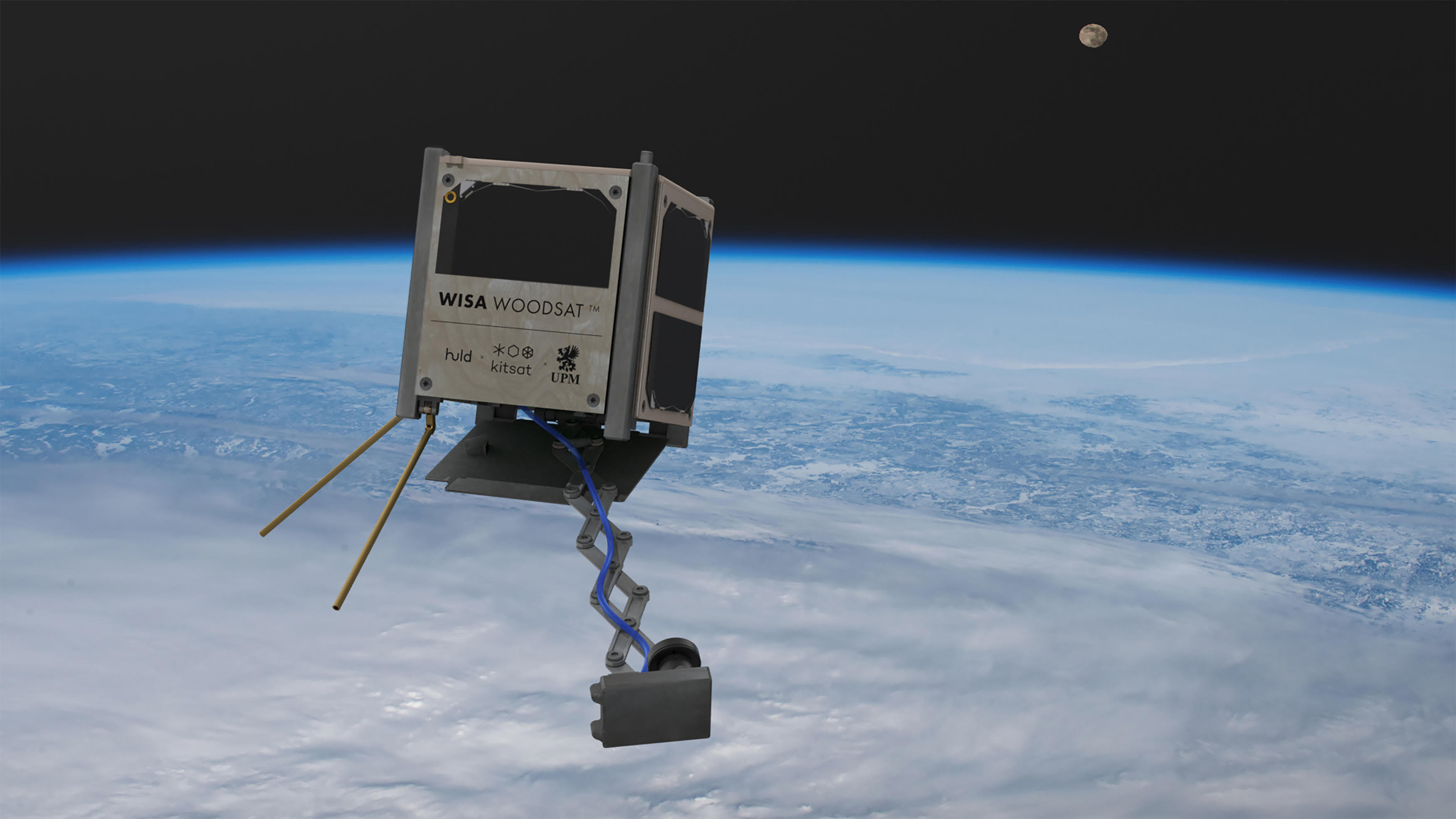 orbiting satellite carrying amateur readio