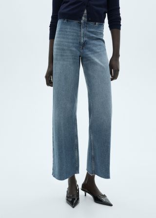 Catherin High-Rise Culotte Jeans - Women | Mango United Kingdom