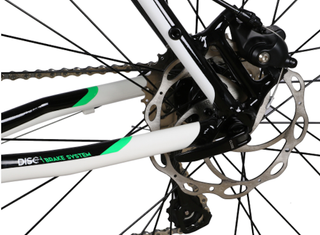 Tiagra spec of the Axe comes with Tektro cable-operated disc brakes