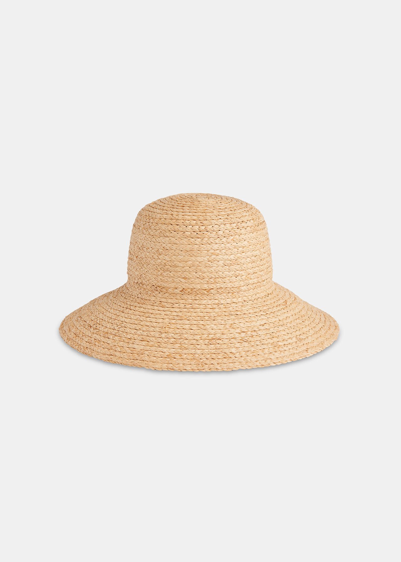 Neutral Wide Brim Straw Hat
