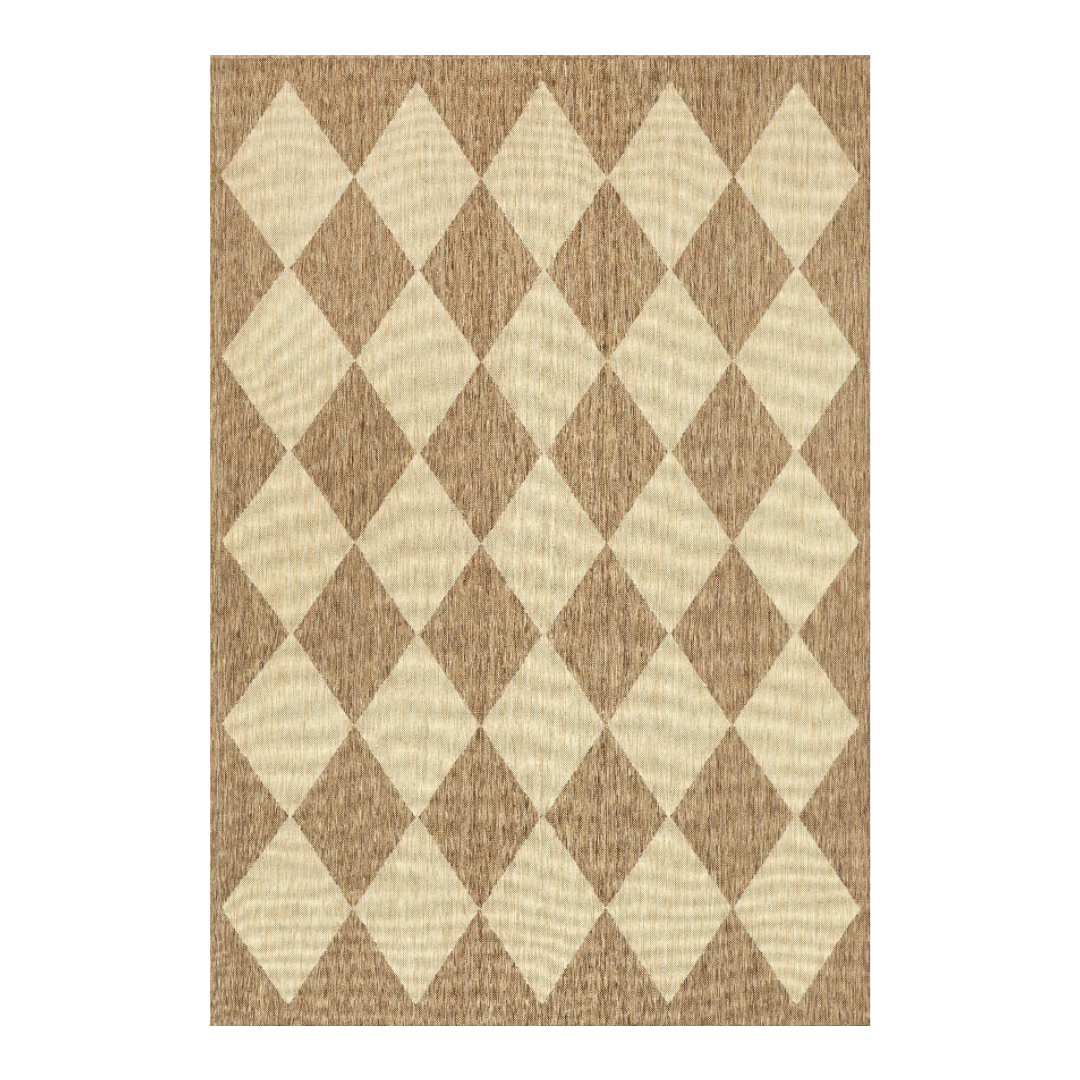 Rugs USA, Adelaide Harlequin Outdoor Rug, 4 ' x 6'