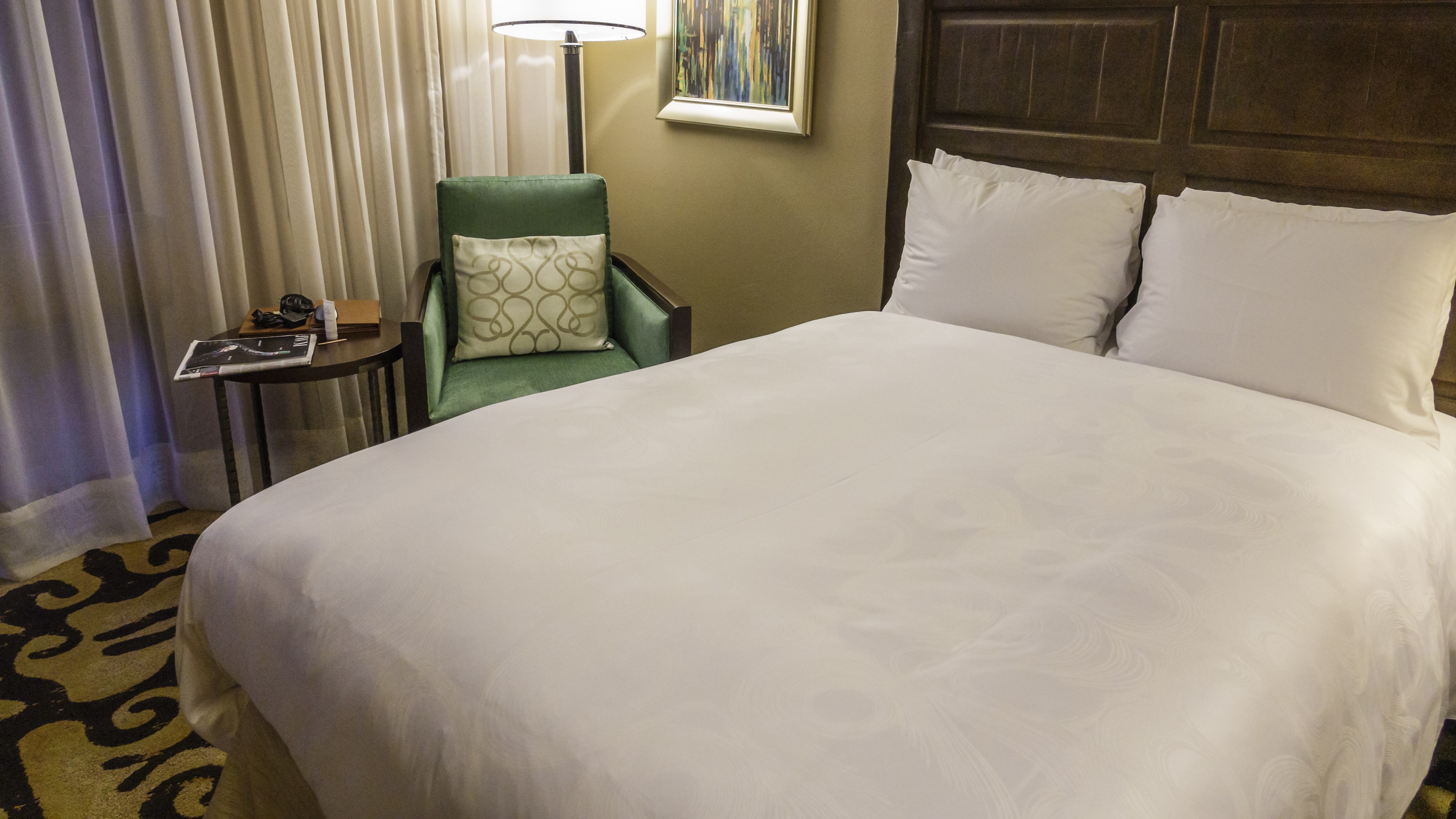 A JW Marriott hotel suite in Mexico City.