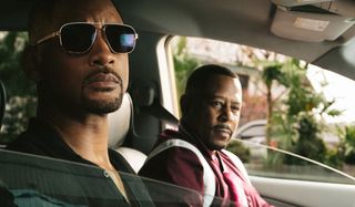 Martin Lawrence and Will Smith driving in Bad Boys For Life.