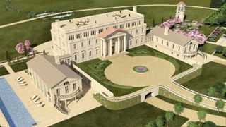 CGI model of Britain’s largest new home 