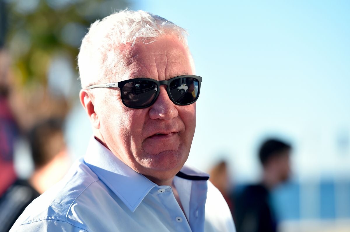 Patrick Lefevere enjoying the sunshine