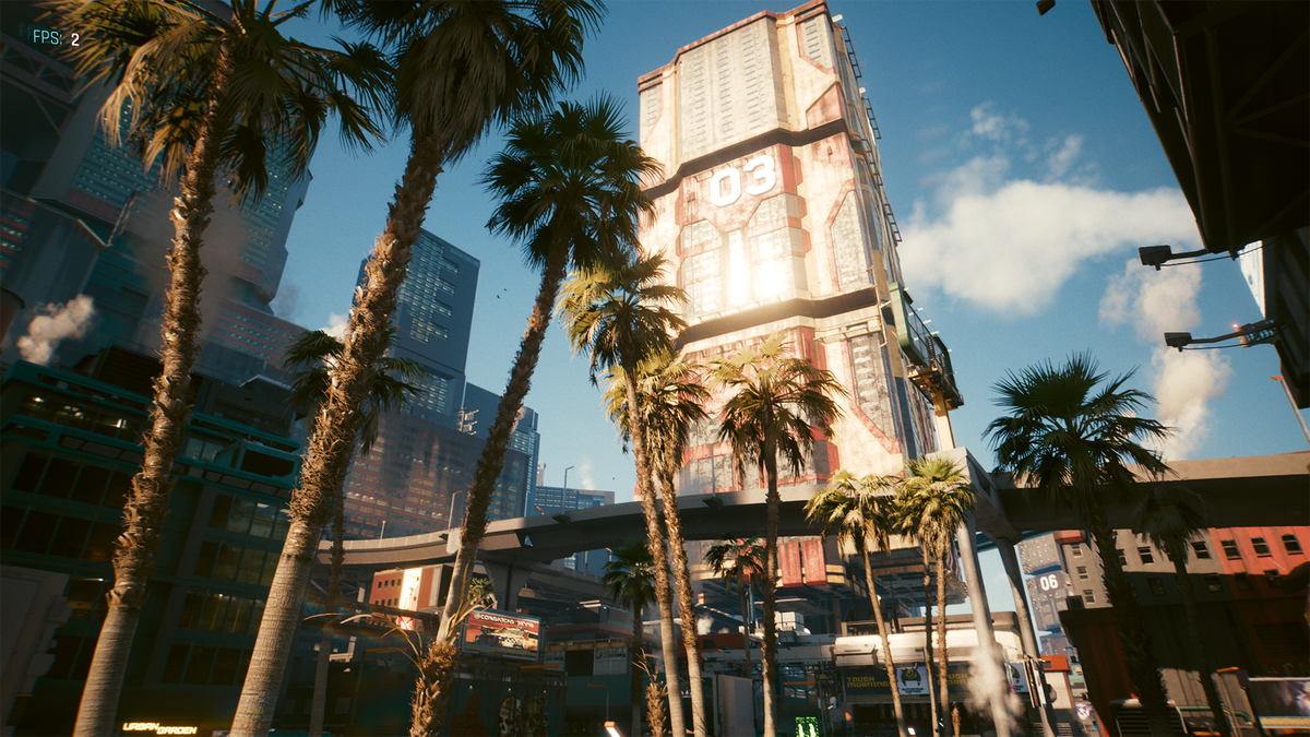 Night City's megatower #3 in Cyberpunk 2077'