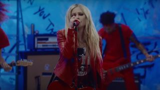 Avril Lavigne on US television