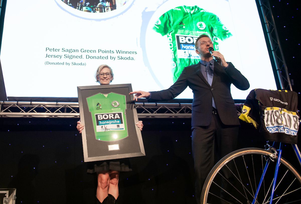 A Tour de France green jersey was up for grabs