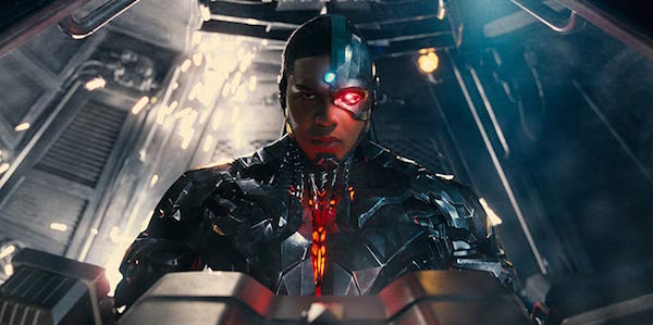 Rya Fisher as Cyborg in Justice League