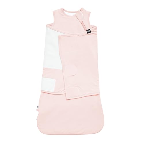 Kyte Baby Unisex Rayon Made From Bamboo Sleep Bag Swaddler for Babies, 1.0 Tog (blush)