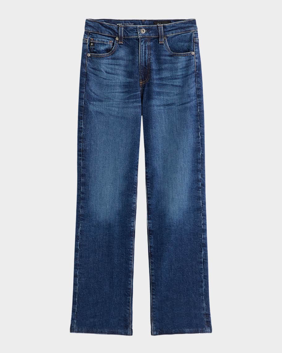 Brinley Mid-Rise Straight Jeans