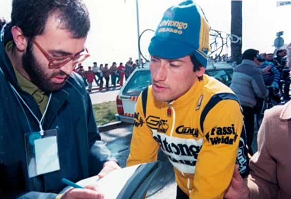 Giuseppe Saronni at the 1987 Tirreno-Adriatico.