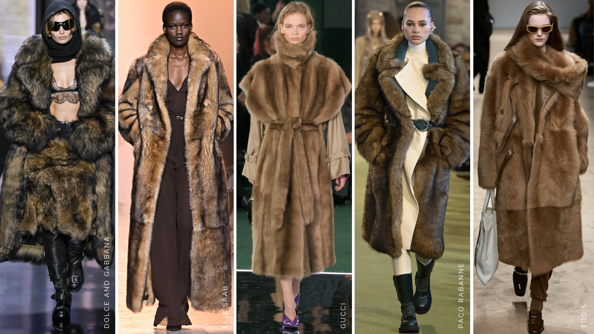 Faux fur coats