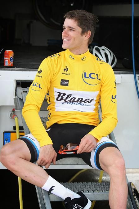Theo Bos proud of his leader's jersey