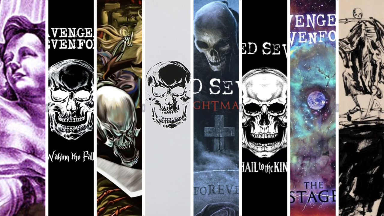 Do the symbols in the logo of the band Avenged Sevenfold have any