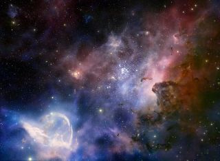 Carina Nebula in Hidden Universe