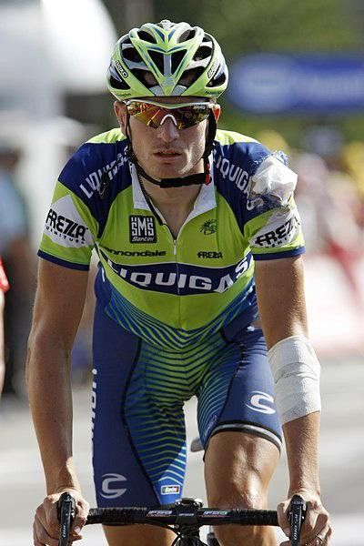 Frederik Willems (Liquigas) was less lucky. He crashed over Casar and was caught by the field. At least he finished the race, even though badly damaged.