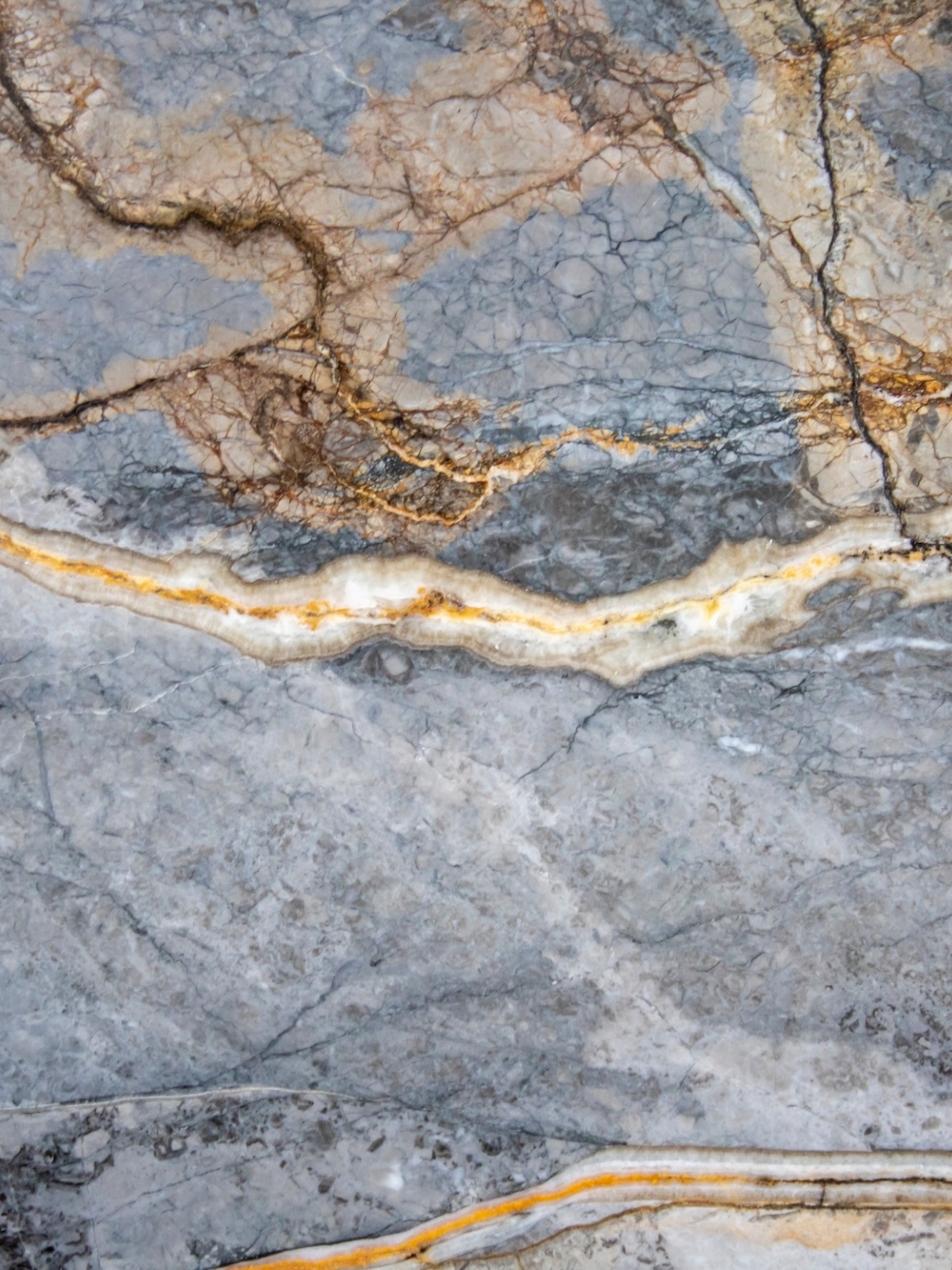 a swatch of blue-grey marble stone