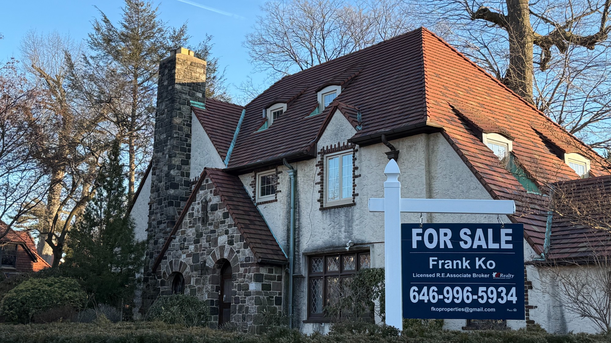 A house for sale in the Forest Hills neighborhood of Queens, New York. 