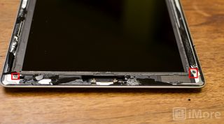Bottom 2 LCD screws on new iPad