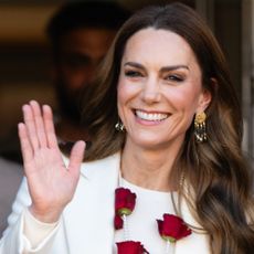 Princess Kate Holi White Dress