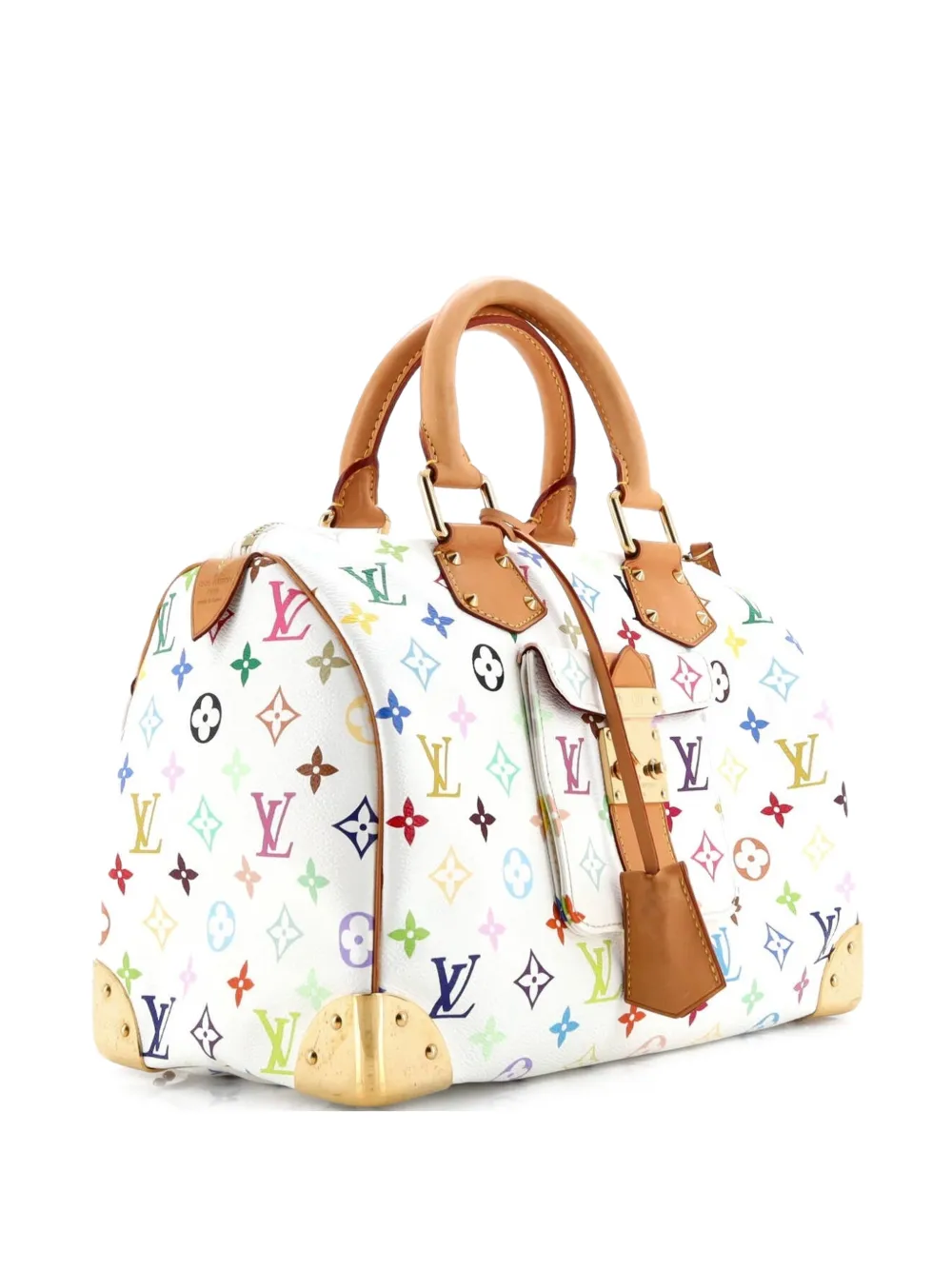 Louis Vuitton Pre-Owned Speedy Handbag Monogram Multicolor 30 Satchel | One Size