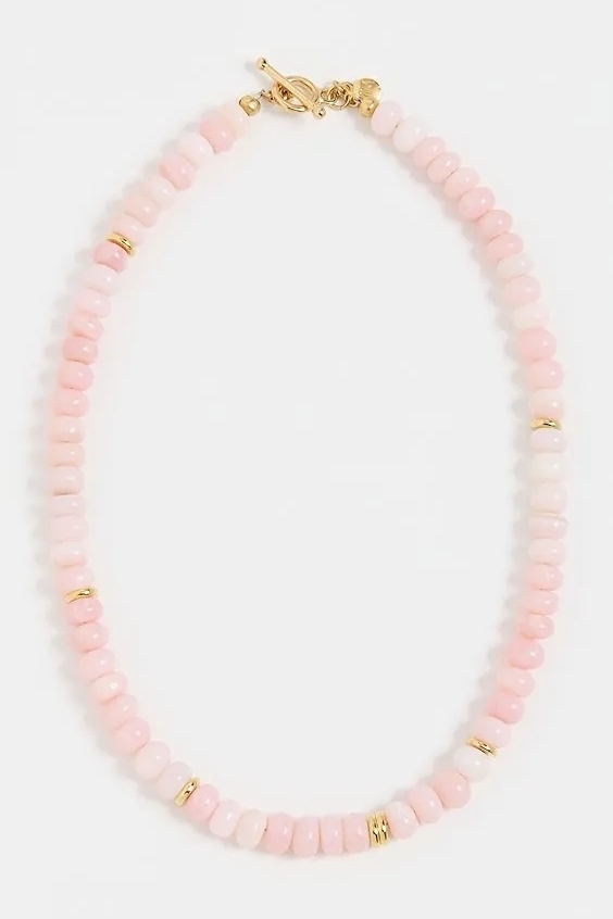 Mayamar Rose Opal Beaded Necklace