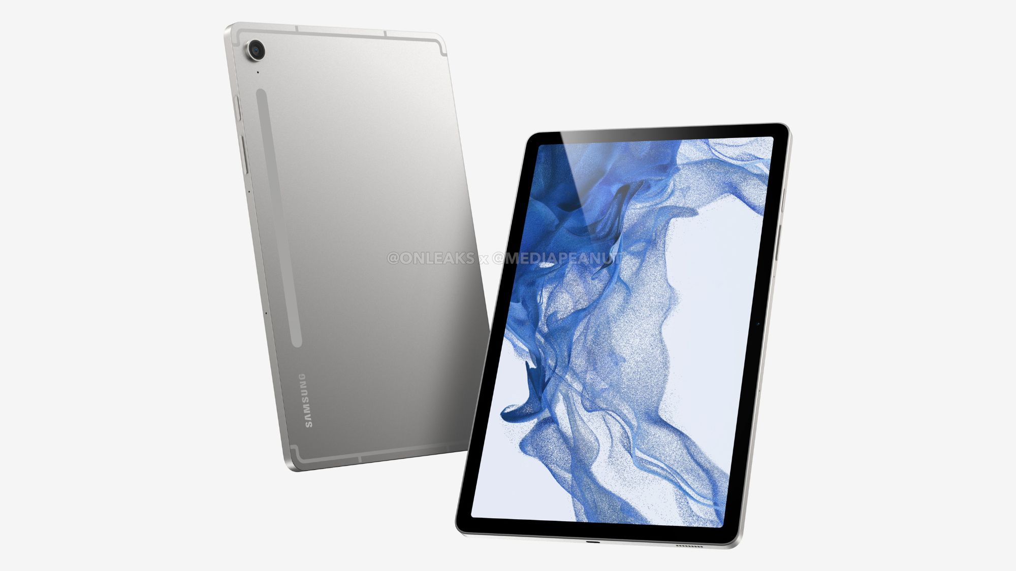 Renderizações do Galaxy Tab S9 FE