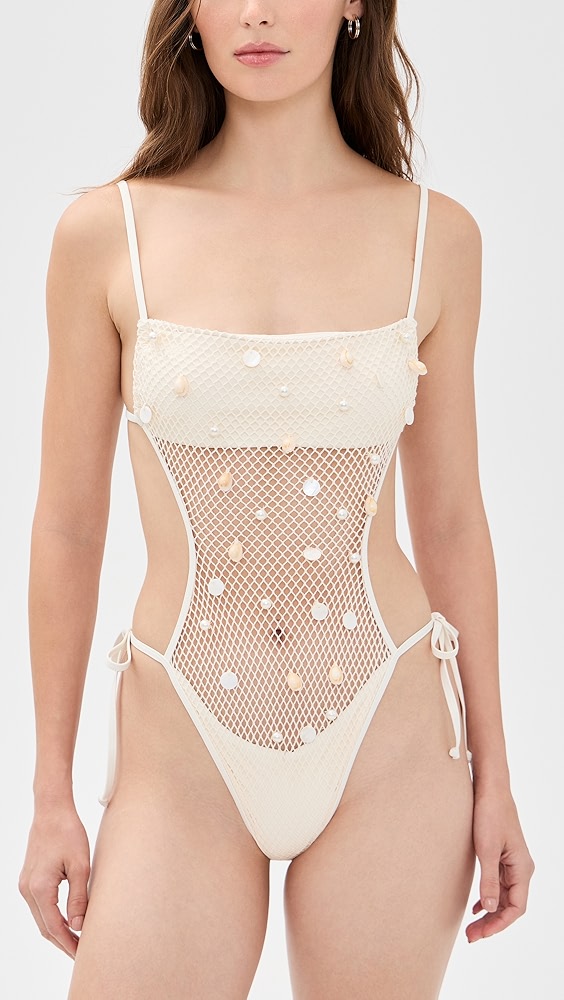 Lspace Catching Up One-Piece Swimsuit