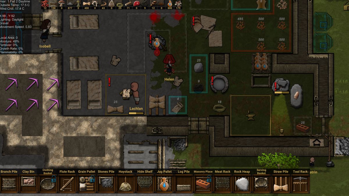 Screengrabs from Clanfolk.