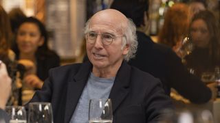 Larry David at a restaurant in Curb Your Enthusiasm season 11 episode 2