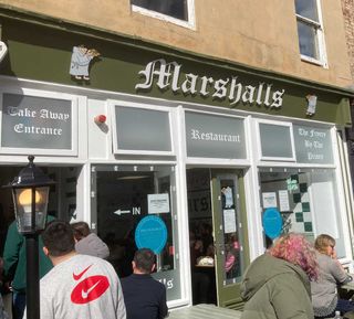 Marshalls fish & chip shop in Tynemouth