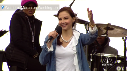 Ashley Judd at the Women's March on Washington