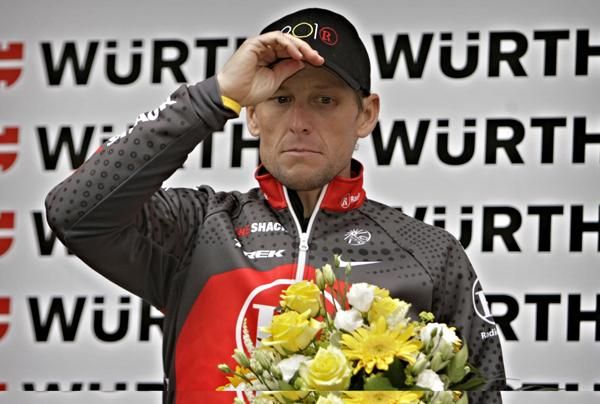 Lance Armstrong finished second overall
