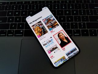 Apple News+ My Magazines on iPhone