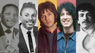 Jody Williams, Otis Rush, Eric Clapton, Peter Green and Carlos Santana