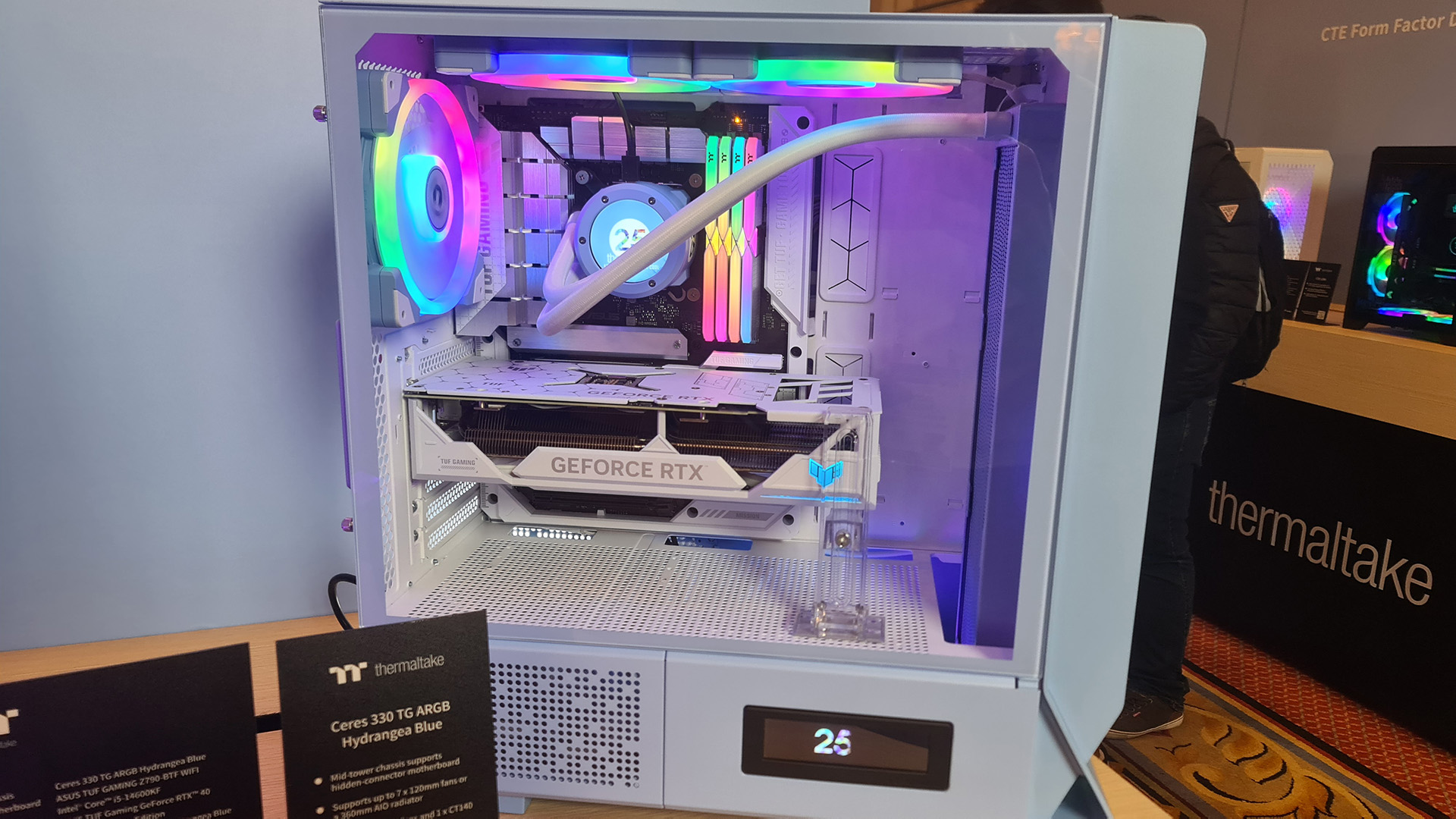 A Thermaltake case with few visible cables.